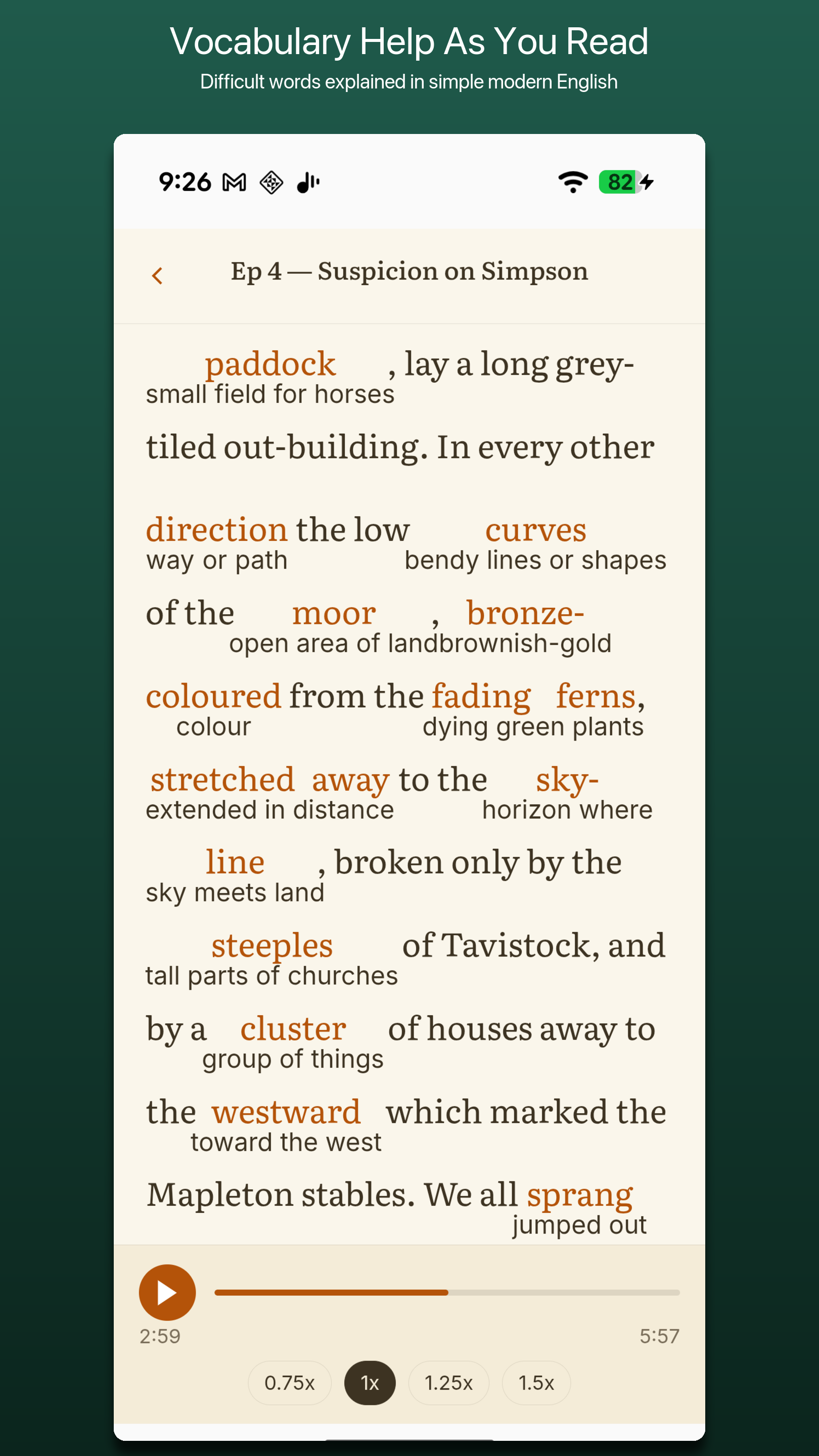 Vocabulary annotations